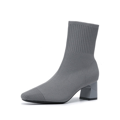 Elisha - Codzienne, ciepłe damskie buty na obcasie