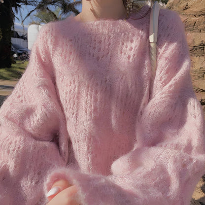 Natalie - Luźny, delikatny sweter damski