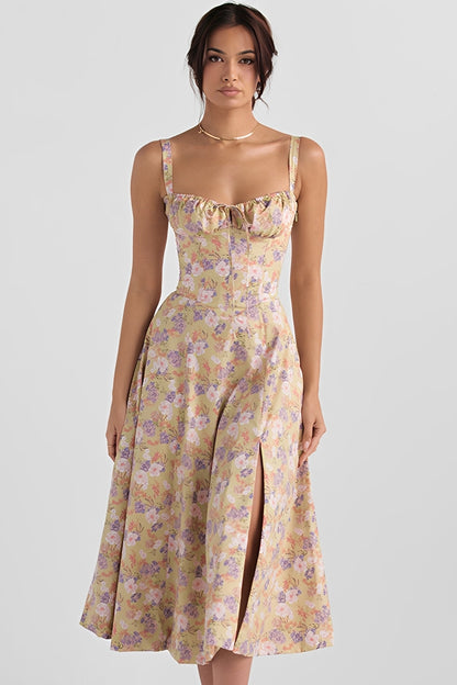 Claudia - Stylowa sukienka w kwiaty dla kobiet