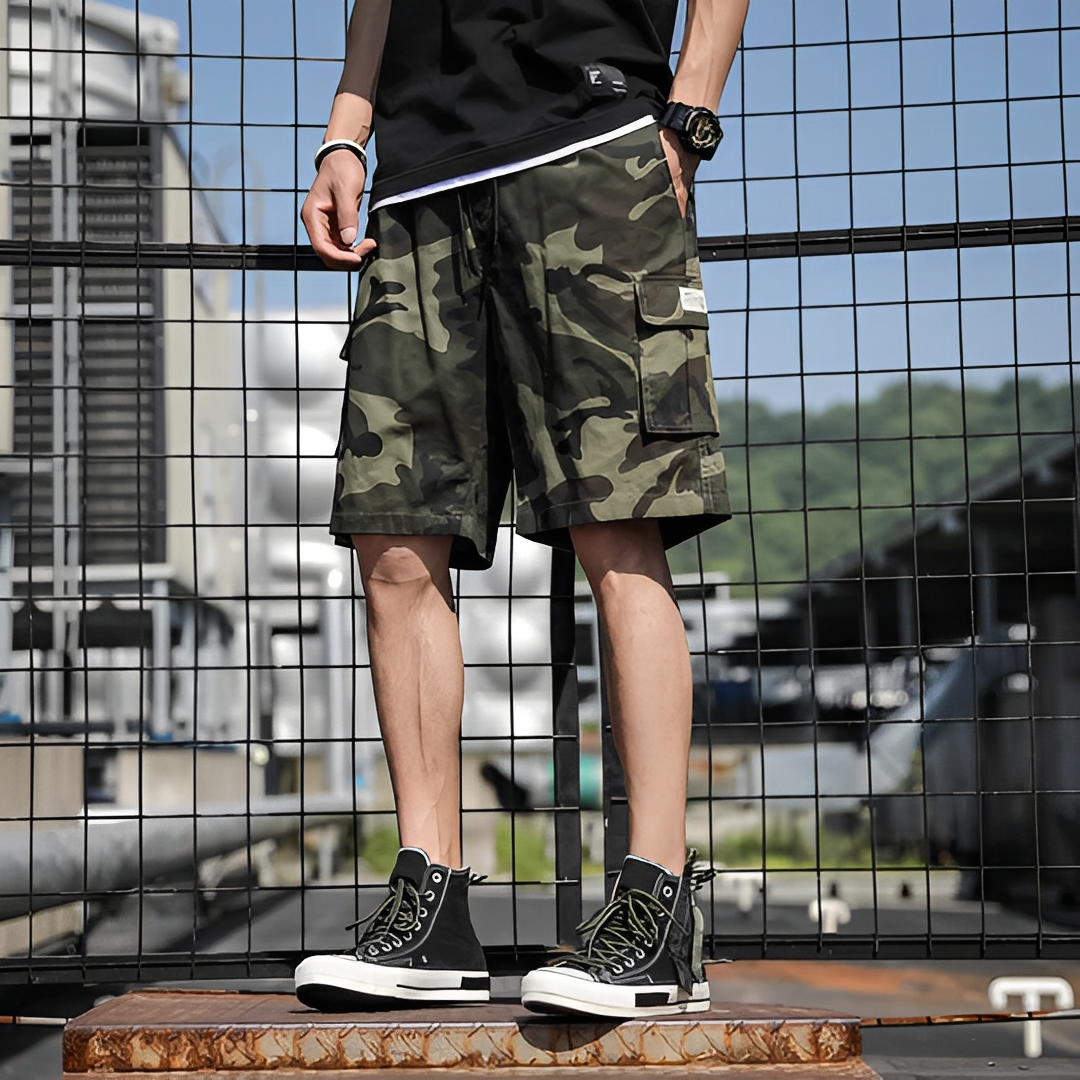 Anjo - Stylowe męskie szorty cargo