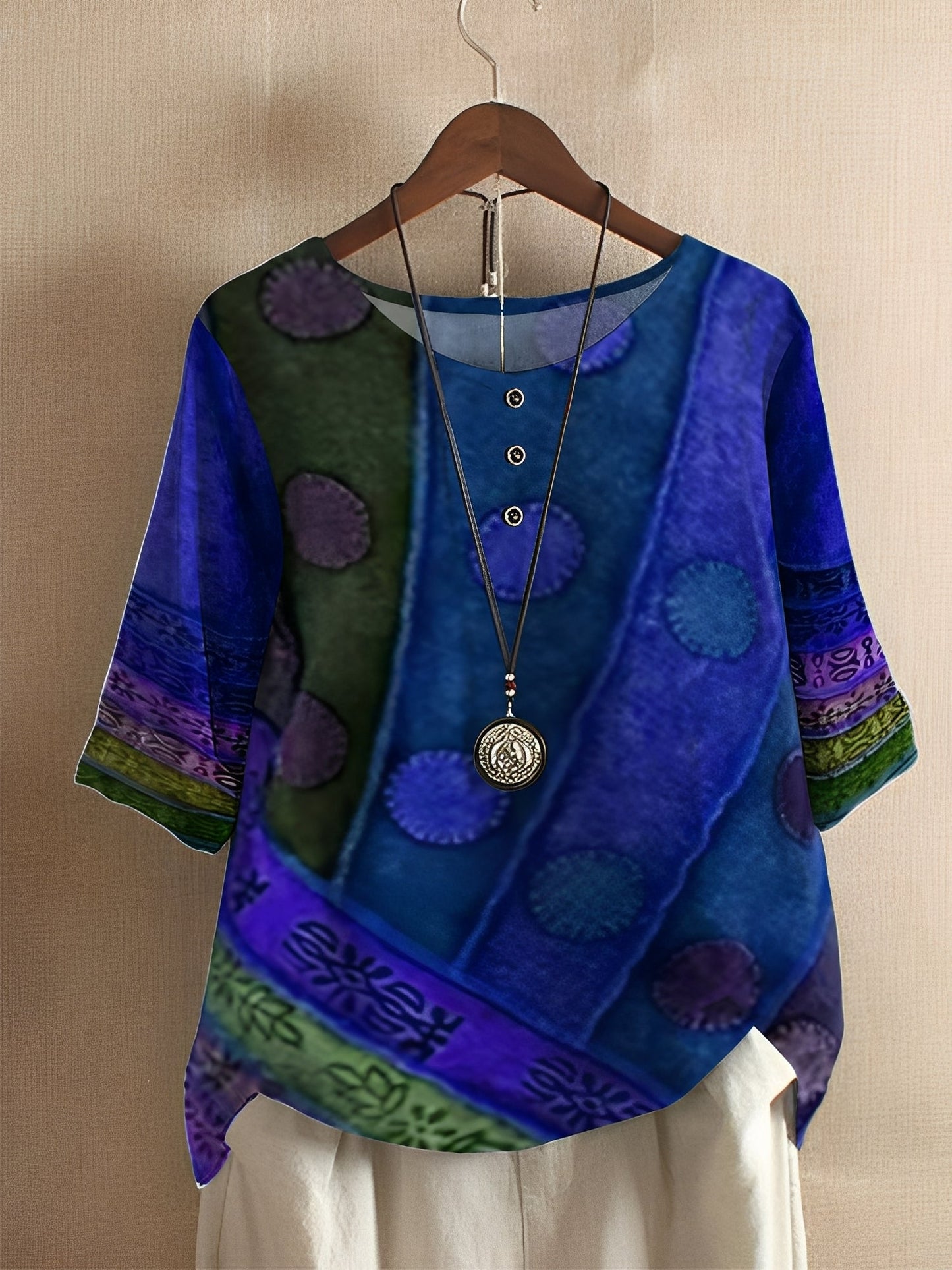 Bethany - Stylowa, luźna bluzka dla kobiet