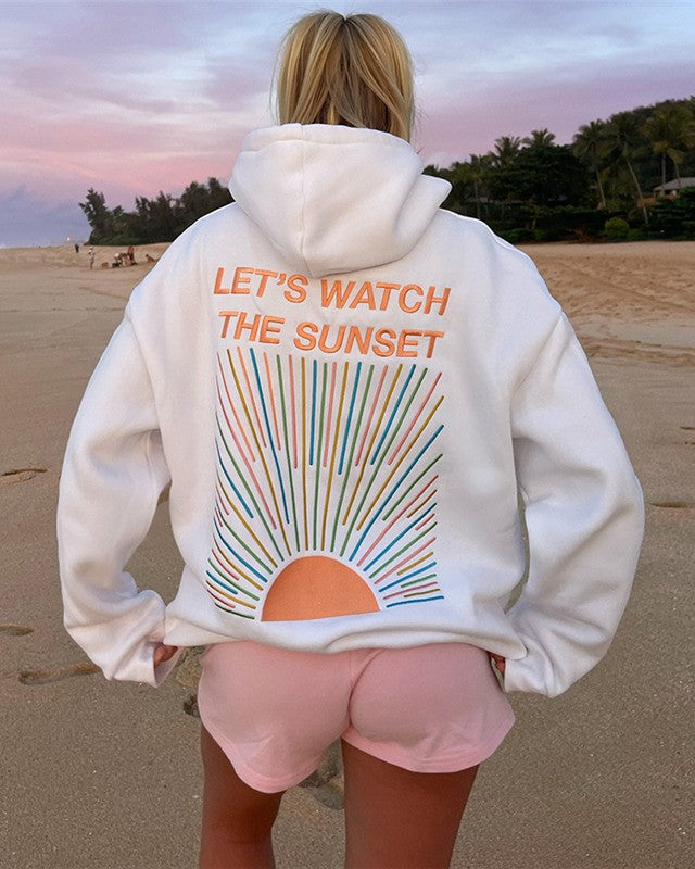 Jaquelyn - Stylowy, luźny damski hoodie z nadrukiem