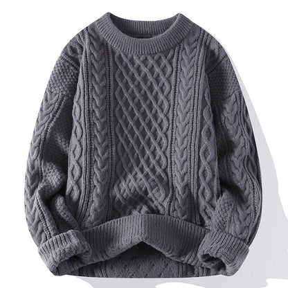 Griffin - Stylowy, lekko dziergany sweter dla mężczyzn