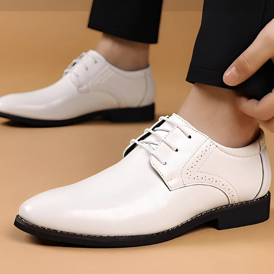 Desmond - Eleganckie skórzane buty z brogue dla mężczyzn
