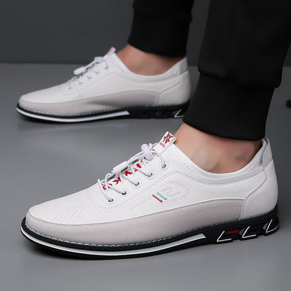 Aaron - Codzienne antypoślizgowe skórzane sneakersy dla mężczyzn