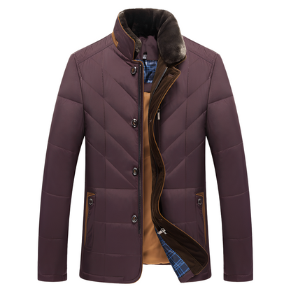 Steve - Retro-Ocieplana Kurtka Pikowana dla Mężczyzn