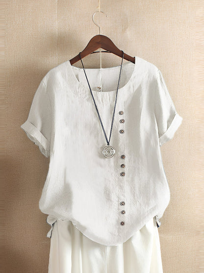 Katherine - Wygodna koszula z krótkim rękawem dla kobiet