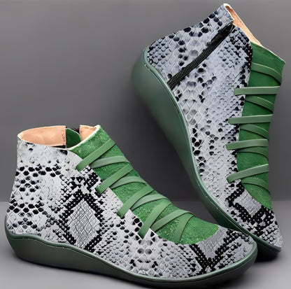 Emma - Damskie wygodne codzienne buty skórzane