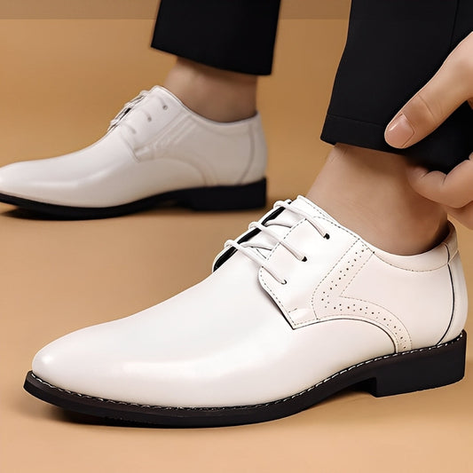 Kendrick - Klasyczne eleganckie skórzane buty dla mężczyzn