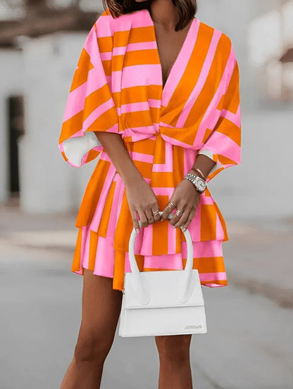 Chantelle - Stylowa, luźna sukienka mini dla kobiet