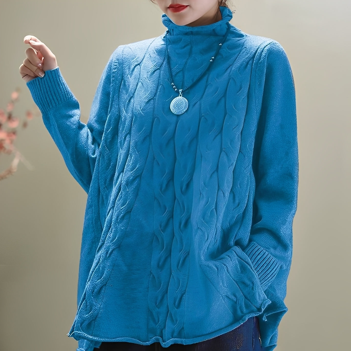 Carla - Luźny golf damski