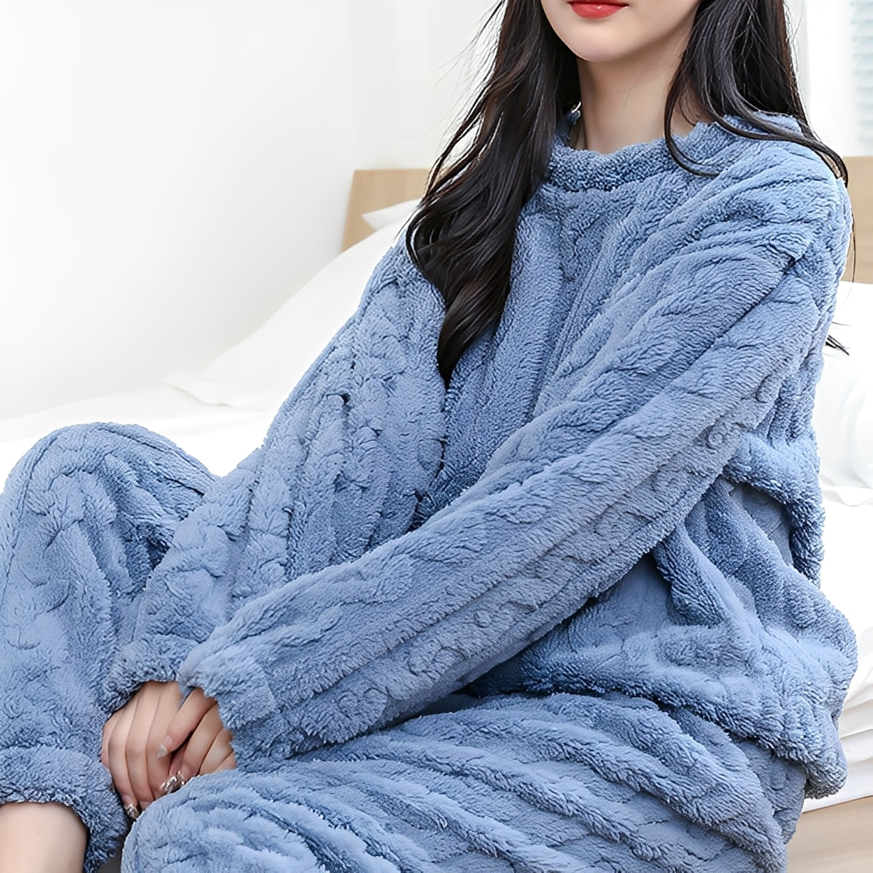 Kilie - Komfortowy, wygodny zestaw polarowy dla kobiet, składający się z dwóch części