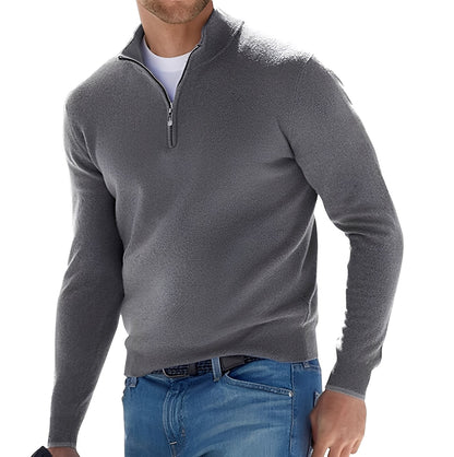 Nash - Męski sweter z suwakiem