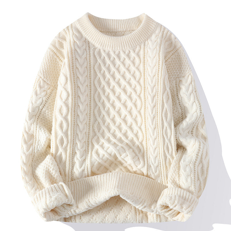 Griffin - Stylowy, lekko dziergany sweter dla mężczyzn