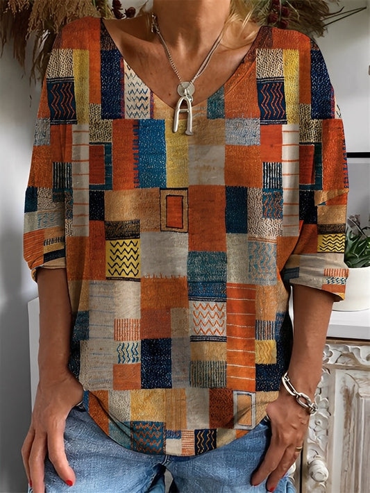 Molly - Stylowa bluzka z długim rękawem dla kobiet