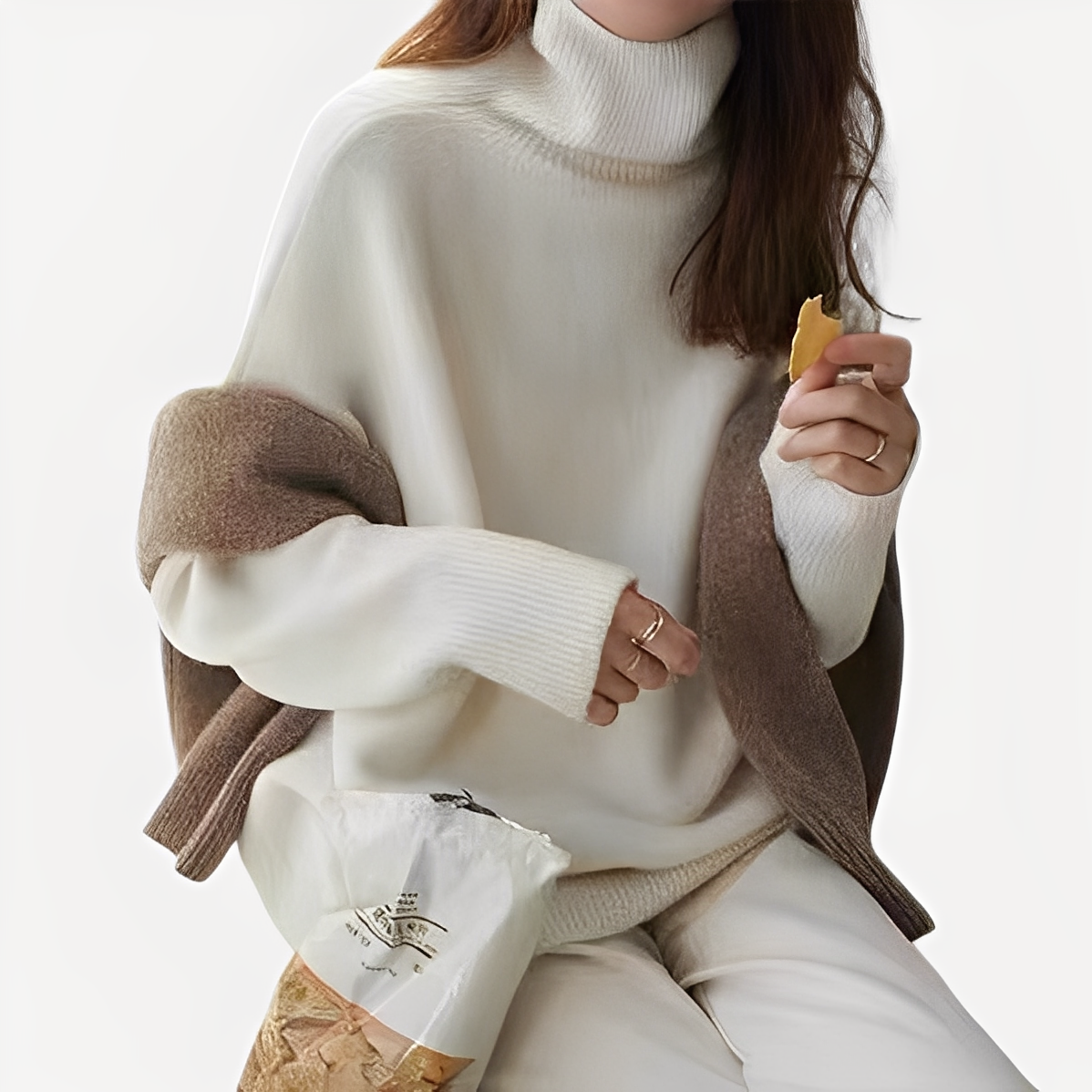 Amilia - Modny, luźno dopasowany golf dla kobiet