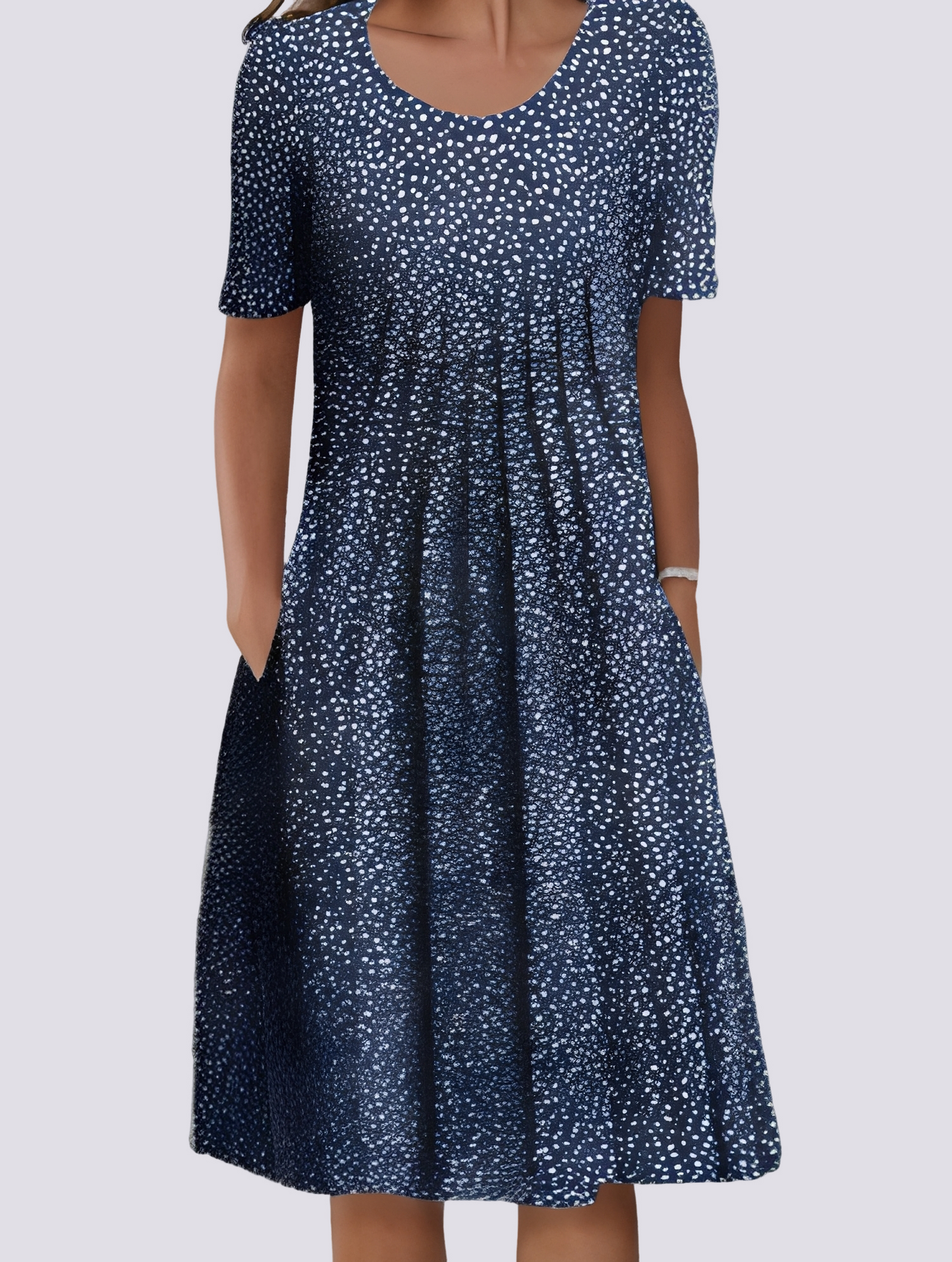 Aminah - Luźna Sukienka z Kwiatowym Wzorem dla Kobiet