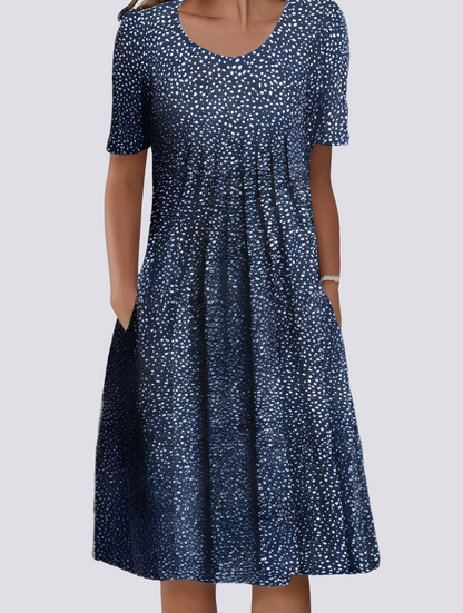 Aminah - Luźna Sukienka z Kwiatowym Wzorem dla Kobiet