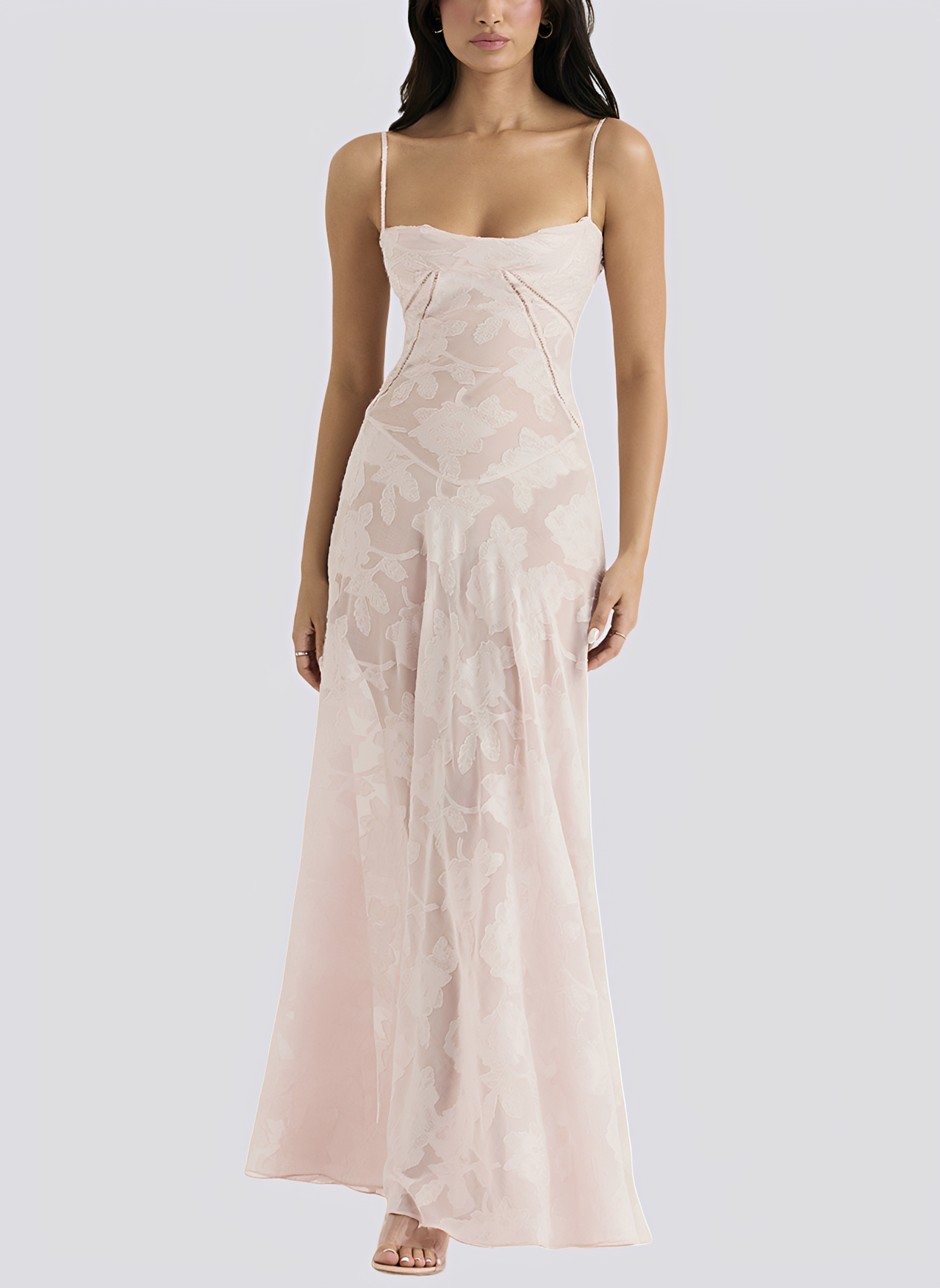 Lucia - Elegancka, wąska suknia maxi dla kobiet