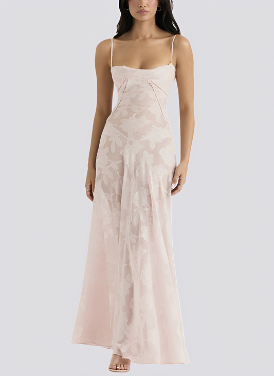 Lucia - Elegancka, wąska suknia maxi dla kobiet