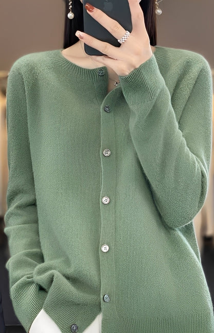 Addie - Nowoczesny kaszmirowy kardigan dla kobiet