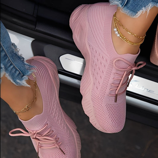 Eleanore - Damskie buty na co dzień z wytrzymałą gumową podeszwą