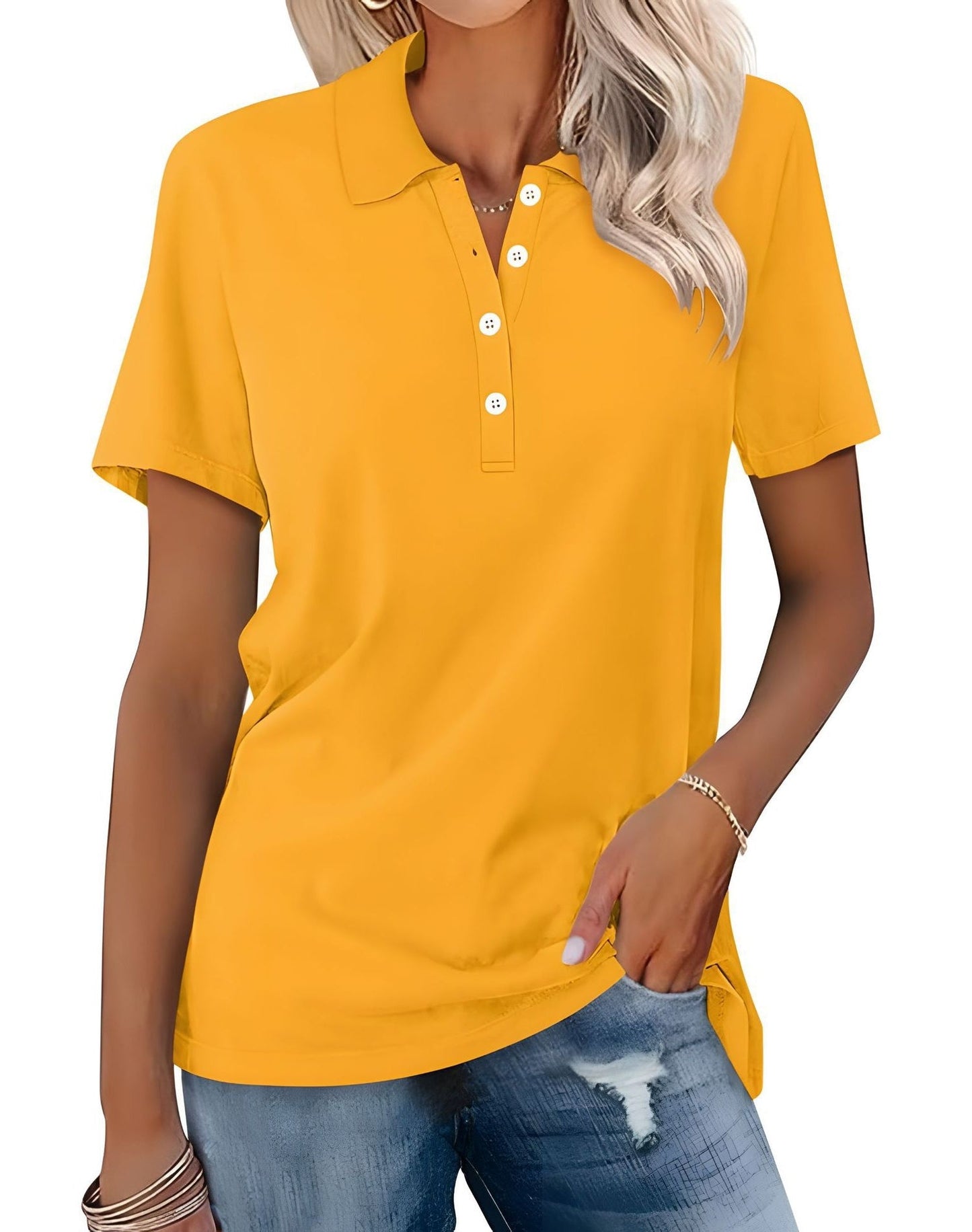 Stella - Lekka, smukła kobieca koszulka polo