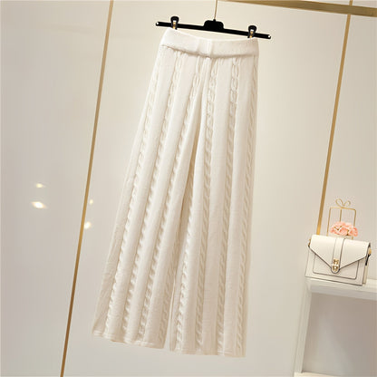 Lucie - Modny zestaw dzianinowy 3-częściowy dla kobiet