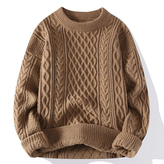 Griffin - Stylowy, lekko dziergany sweter dla mężczyzn