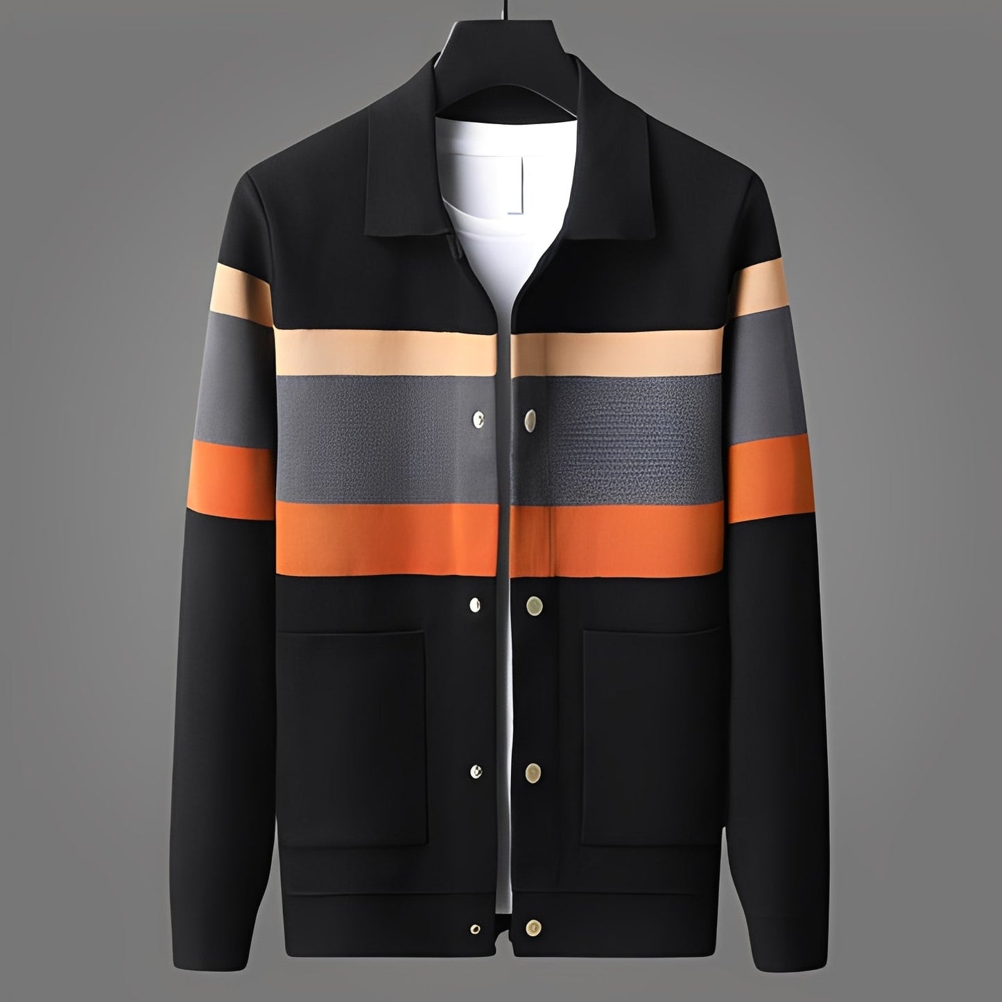 Henry - Stylowy męski sweter w paski