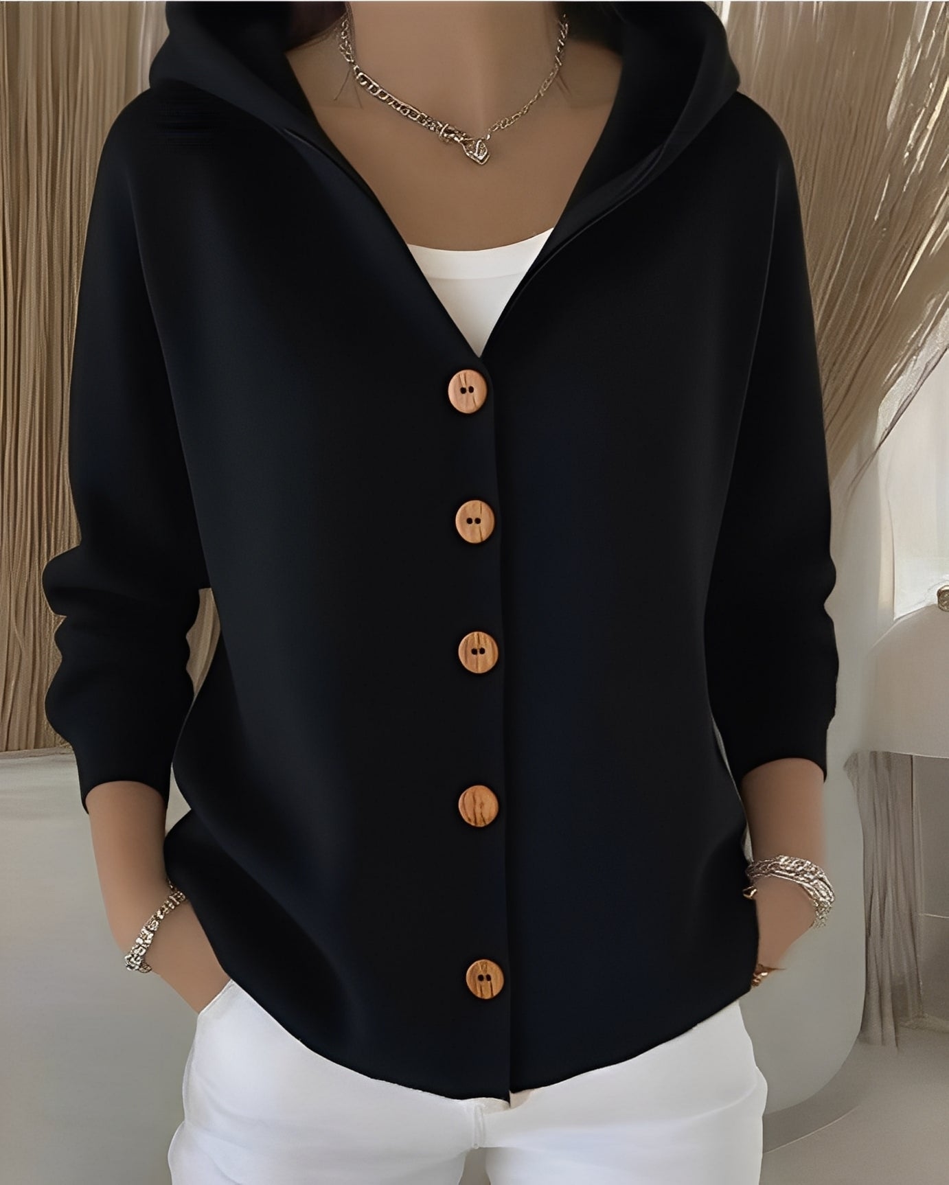 Emery - Luźna damska bluza z kapturem