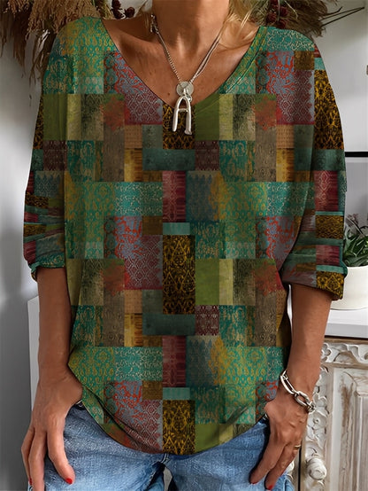 Molly - Stylowa bluzka z długim rękawem dla kobiet