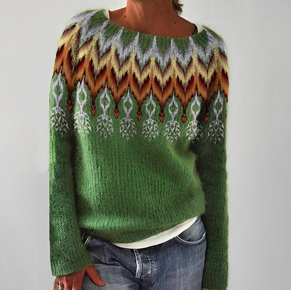 Maryann - Elegancki retro sweter dla kobiet