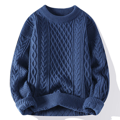 Griffin - Stylowy, lekko dziergany sweter dla mężczyzn