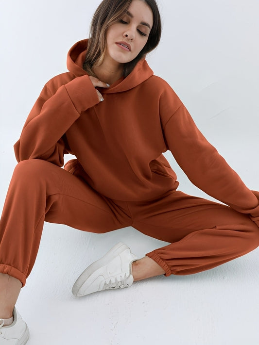 Jasmine - Luźny damski dres z kapturem