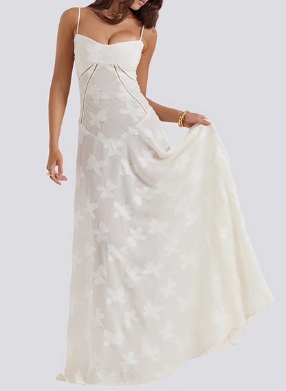 Lucia - Elegancka, wąska suknia maxi dla kobiet