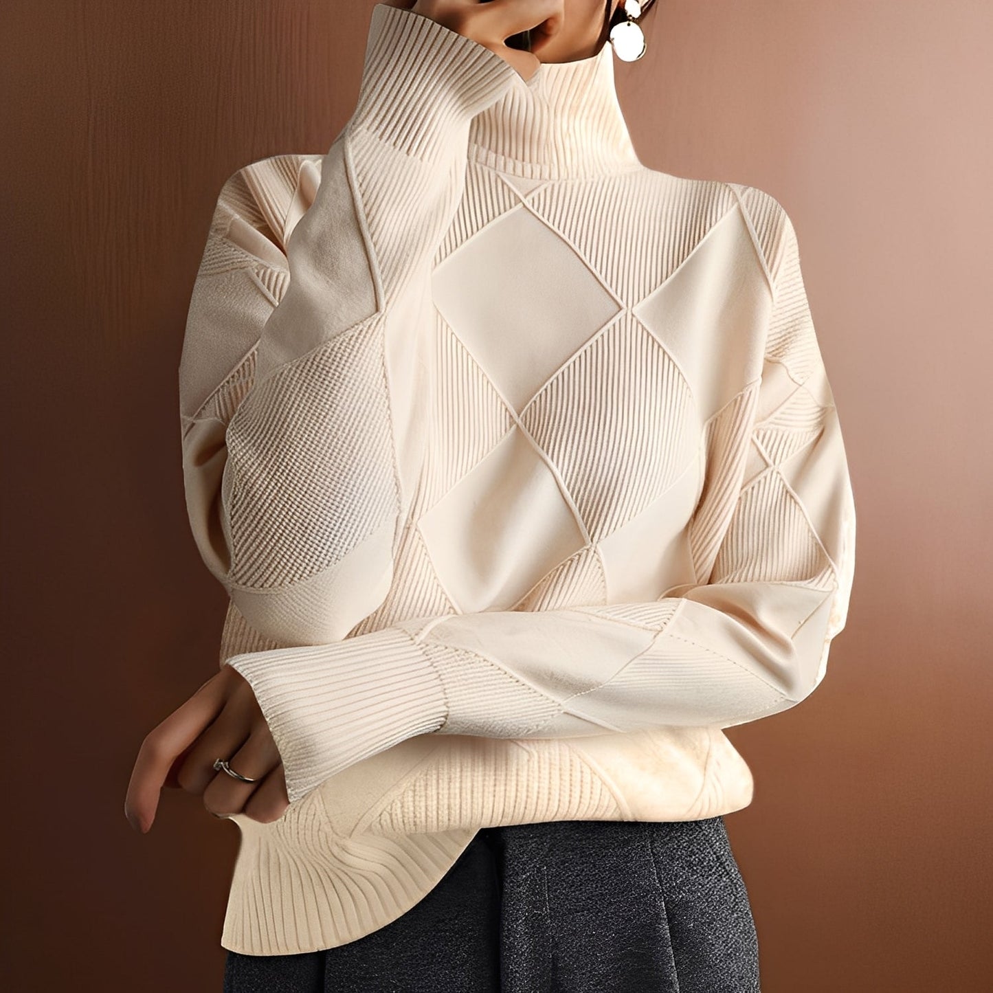 Morgan - Szykowny damski golf z kaszmiru