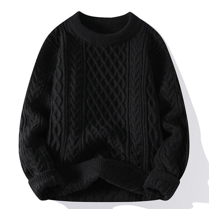 Griffin - Stylowy, lekko dziergany sweter dla mężczyzn