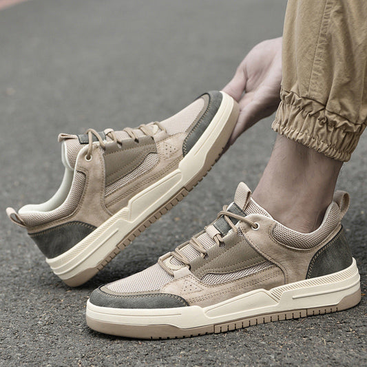 Carl - Modne, niskie sneakersy z siatki dla mężczyzn