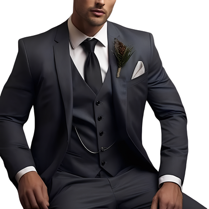 Austin - Elegancki garnitur męski 3-częściowy