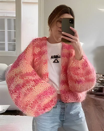 Marlee - Kobiecy sweter w kolorowe paski