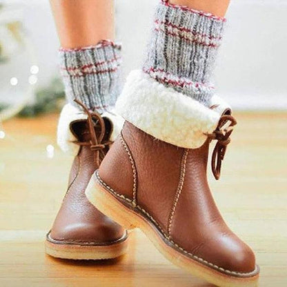 Asami - Ocieplane wełniane wodoodporne buty damskie