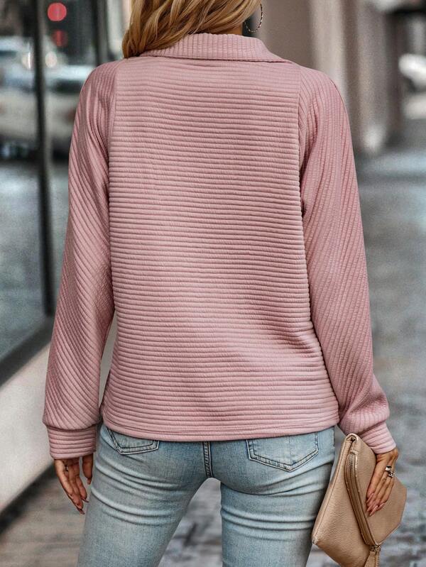 Vina – Stylowy sweter z półzamkiem