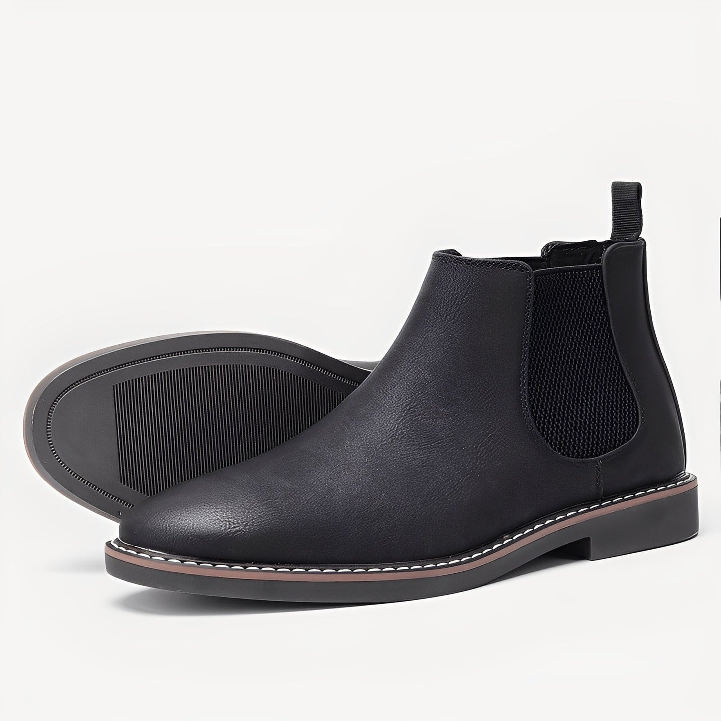 Clifton - Tradycyjne skórzane buty Chelsea dla mężczyzn