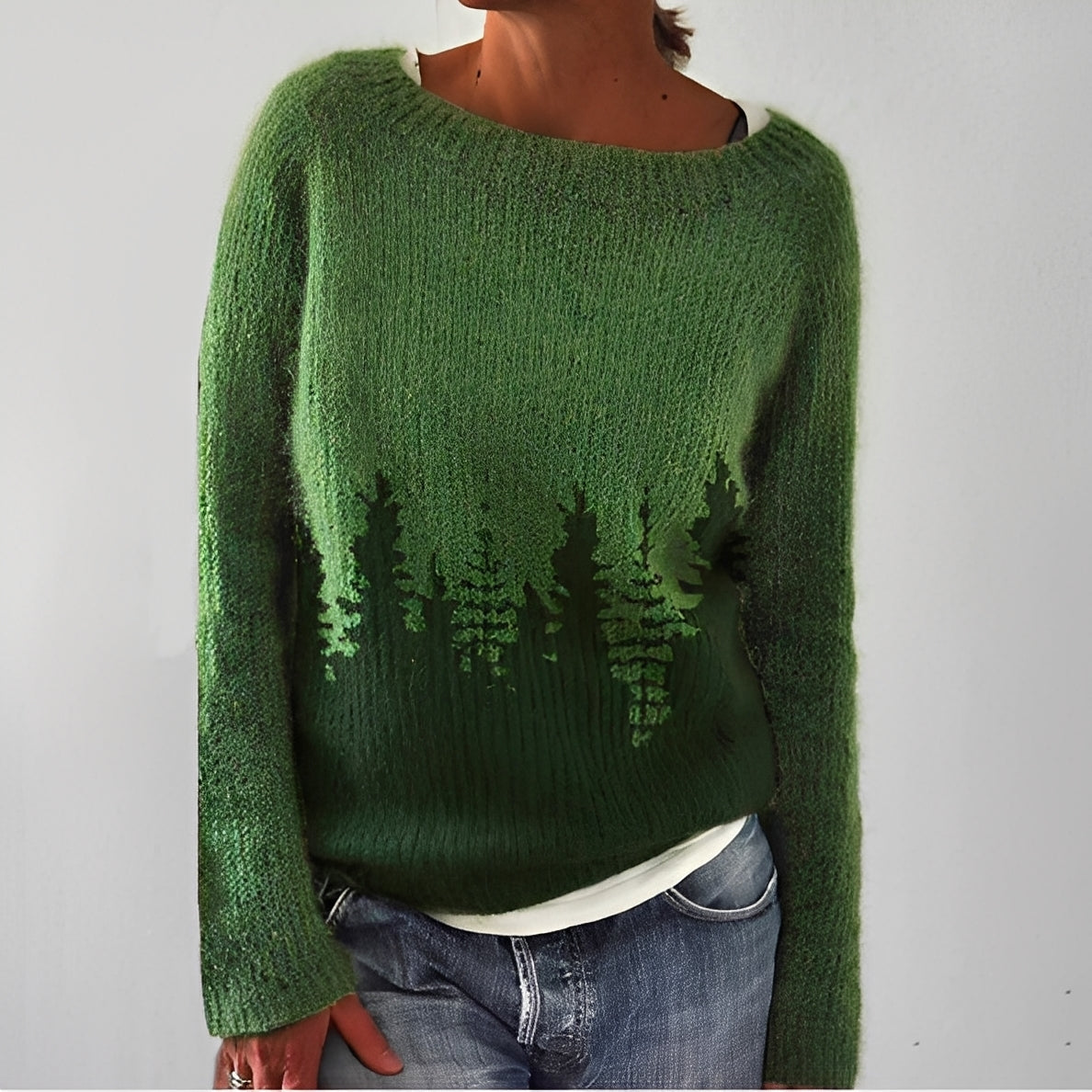 Maryann - Elegancki retro sweter dla kobiet
