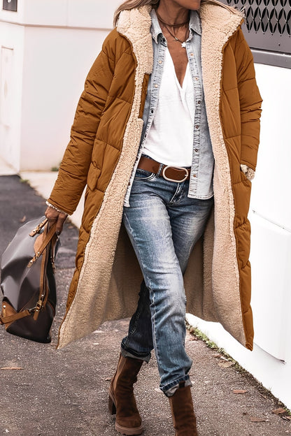 Carina - Stylowy damski płaszcz parka z kapturem