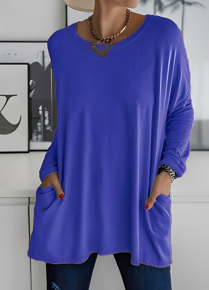 Shanene - Luźny, nieskomplikowany sweter damski