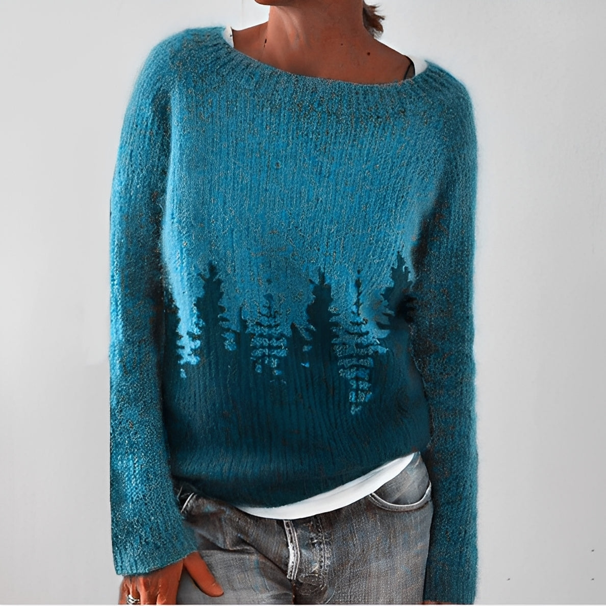 Maryann - Elegancki retro sweter dla kobiet