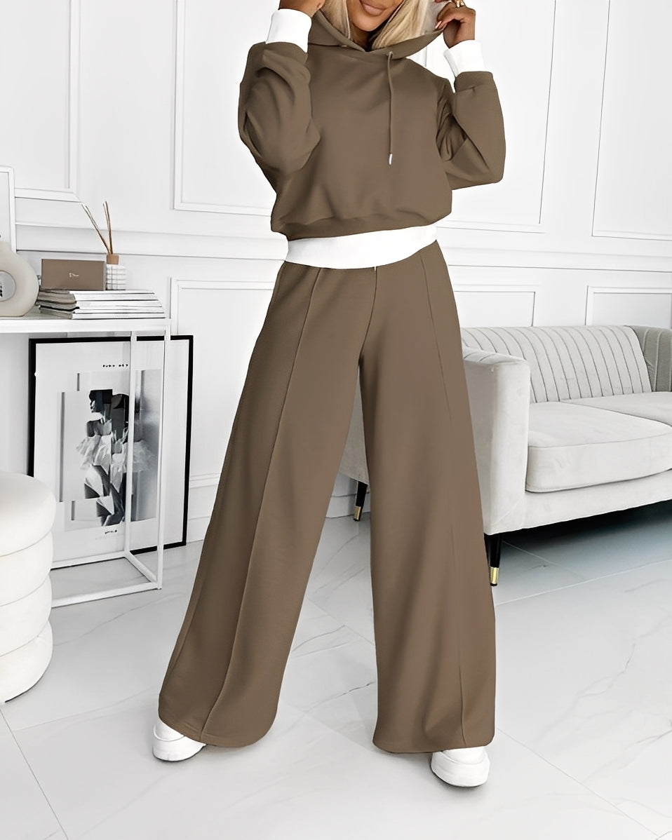 Paulina - Stylowy zestaw dresowy z kapturem dla kobiet