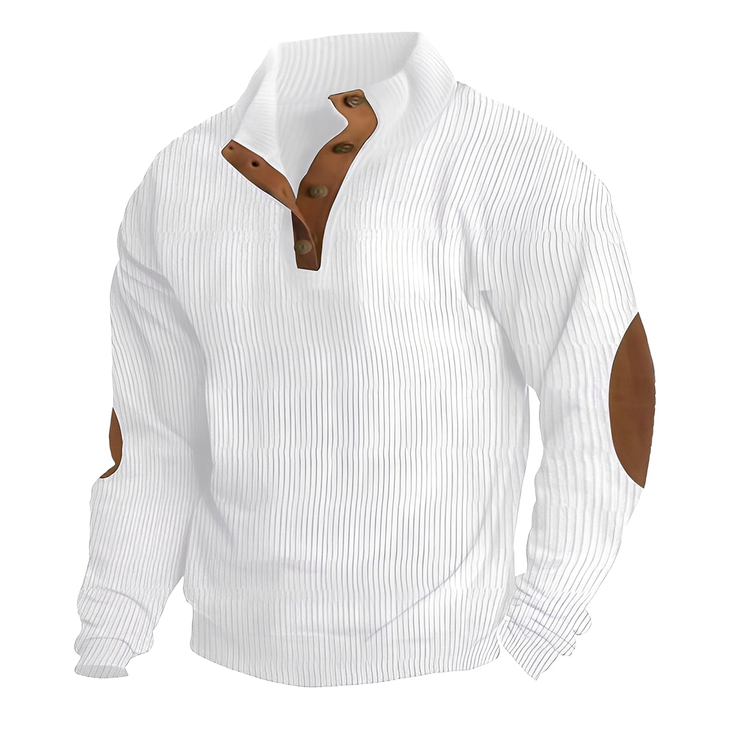 Clark - Miękki, przytulny sztruksowy sweter męski